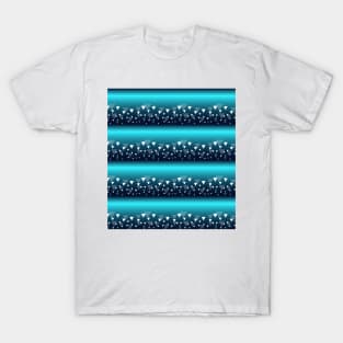 Blue abstract with triangles T-Shirt